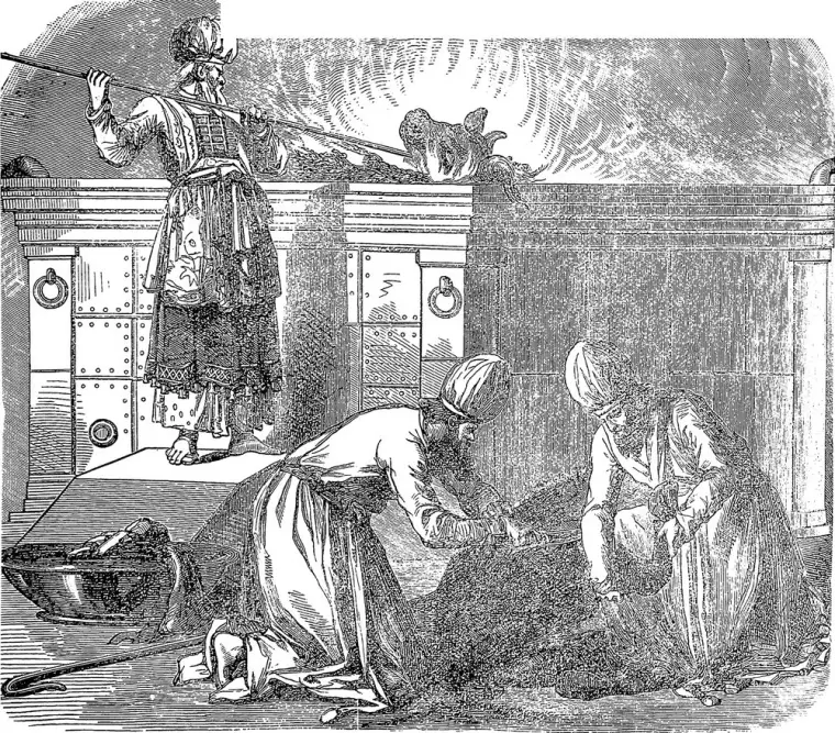 II) The incense altar